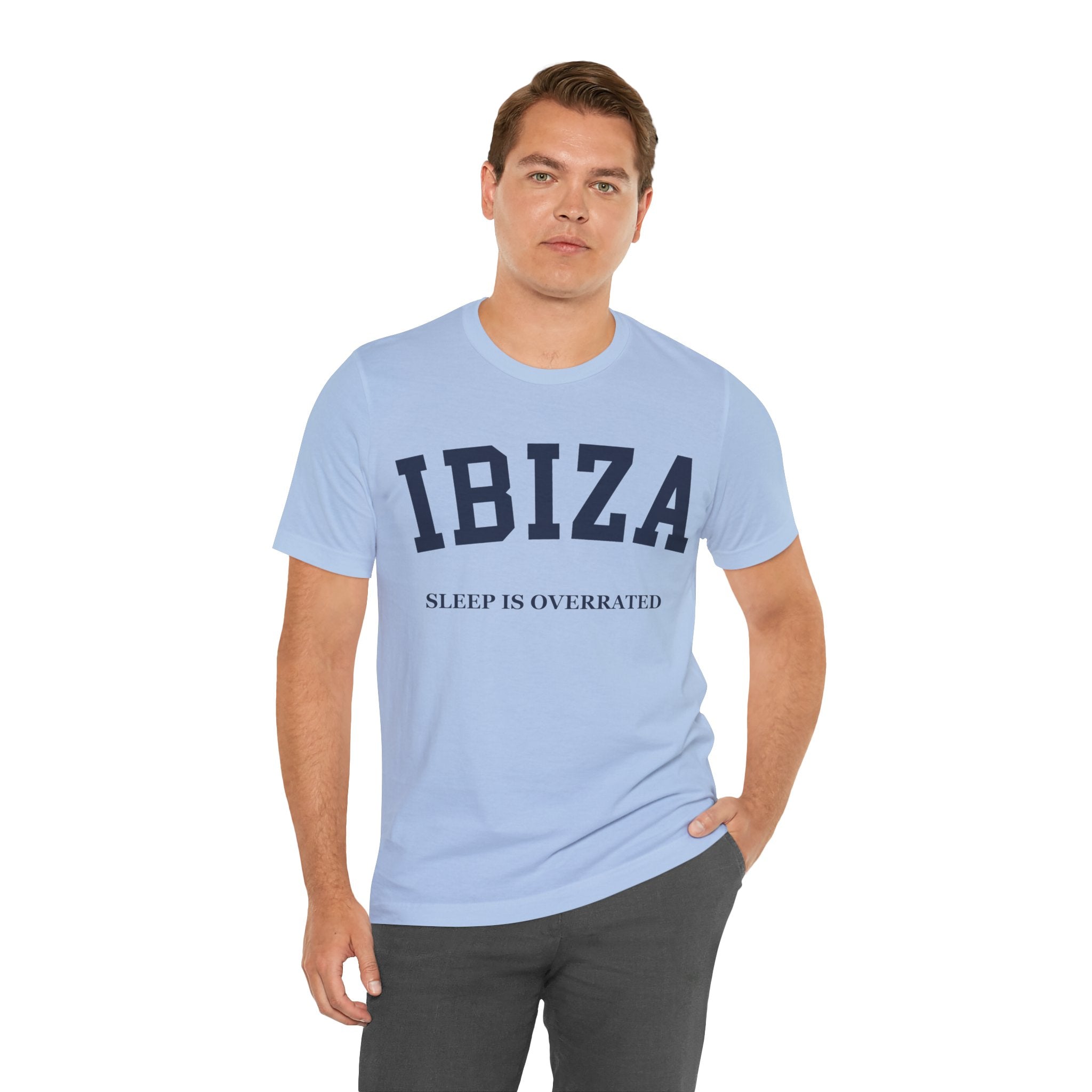 Ibiza Collegiate — 100% Cotton Premium Unisex T-Shirt | BY CHARLES