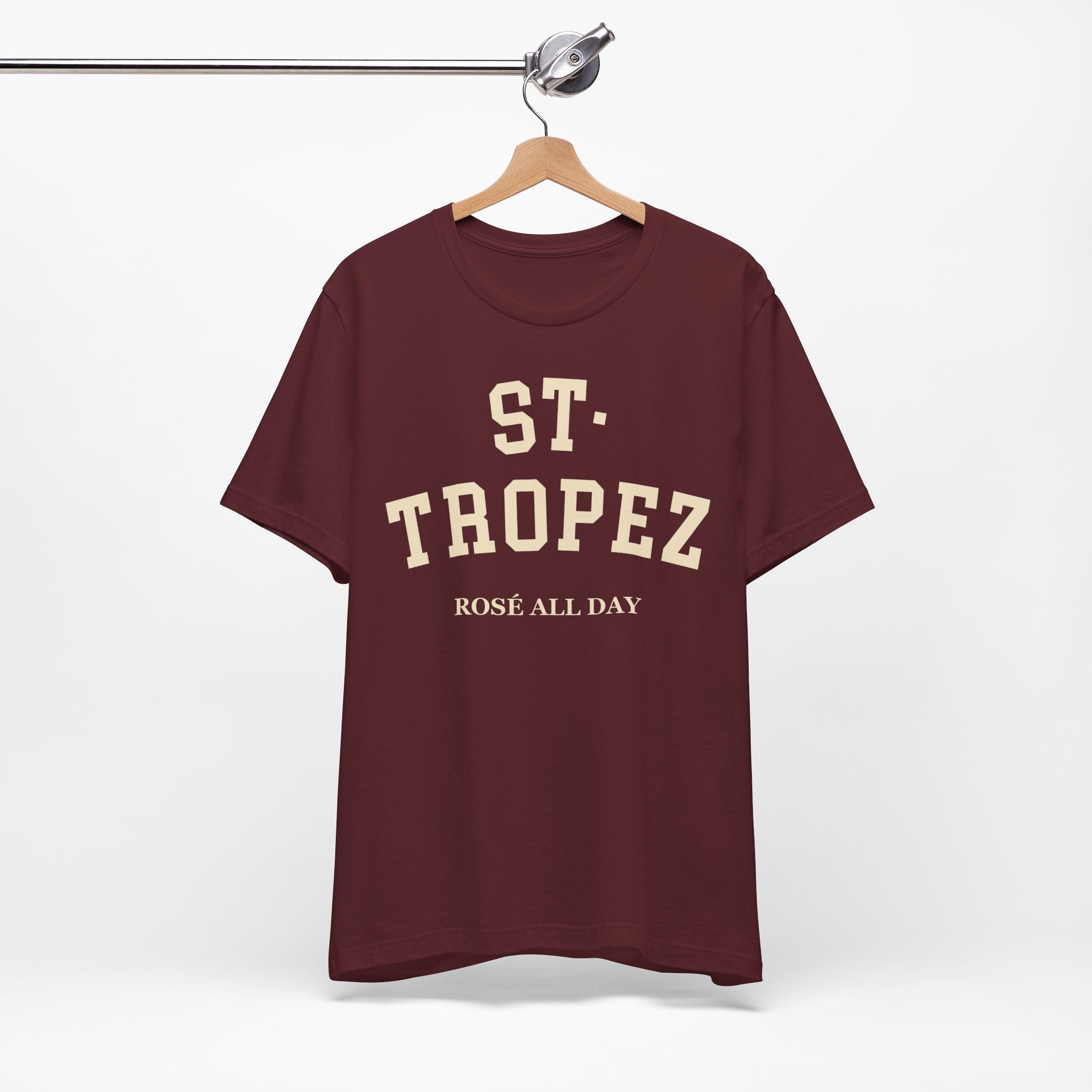St. Tropez Collegiate — 100% Cotton Premium Unisex T-Shirt | BY CHARLES