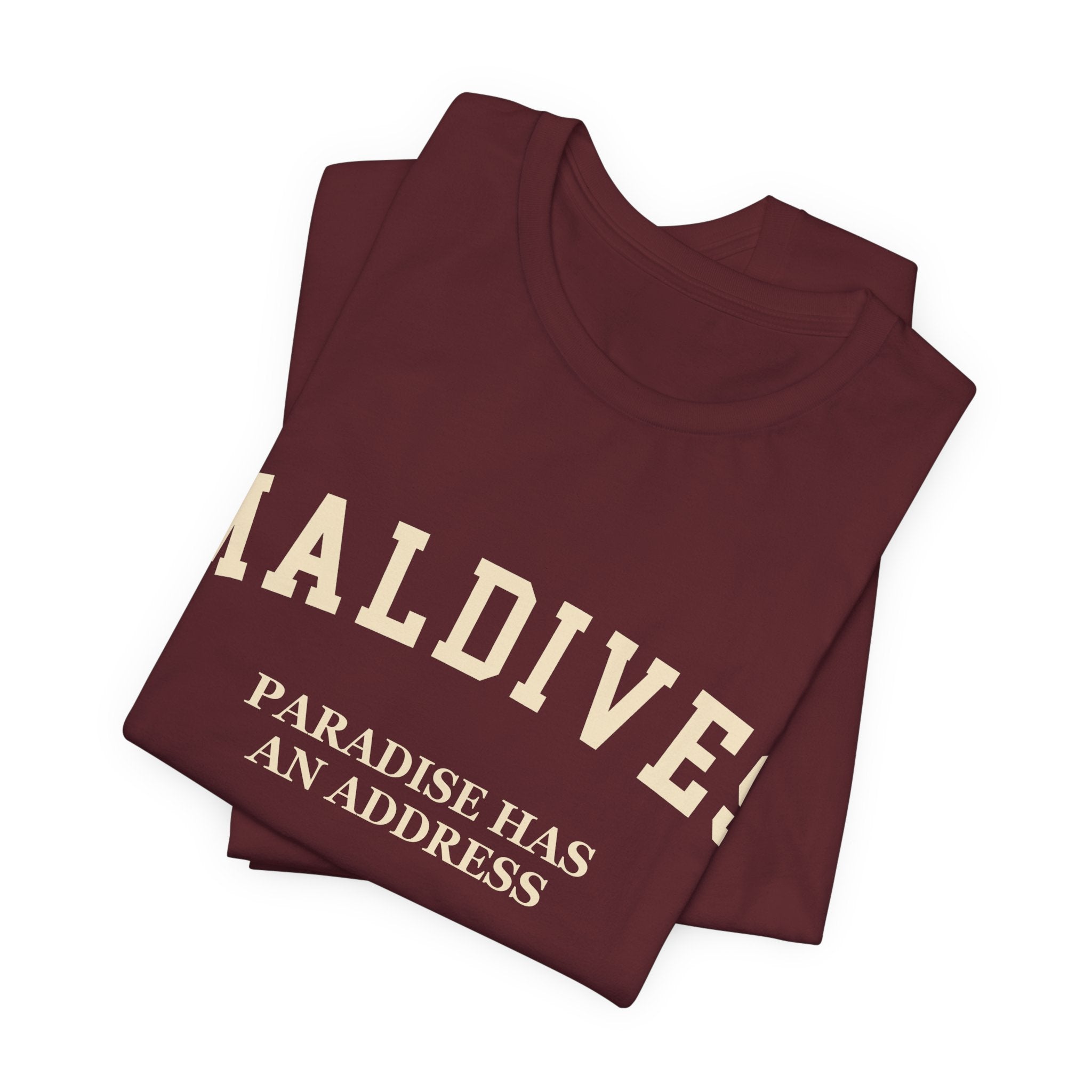 Maldives Collegiate — 100% Cotton Premium Unisex T-Shirt | BY CHARLES