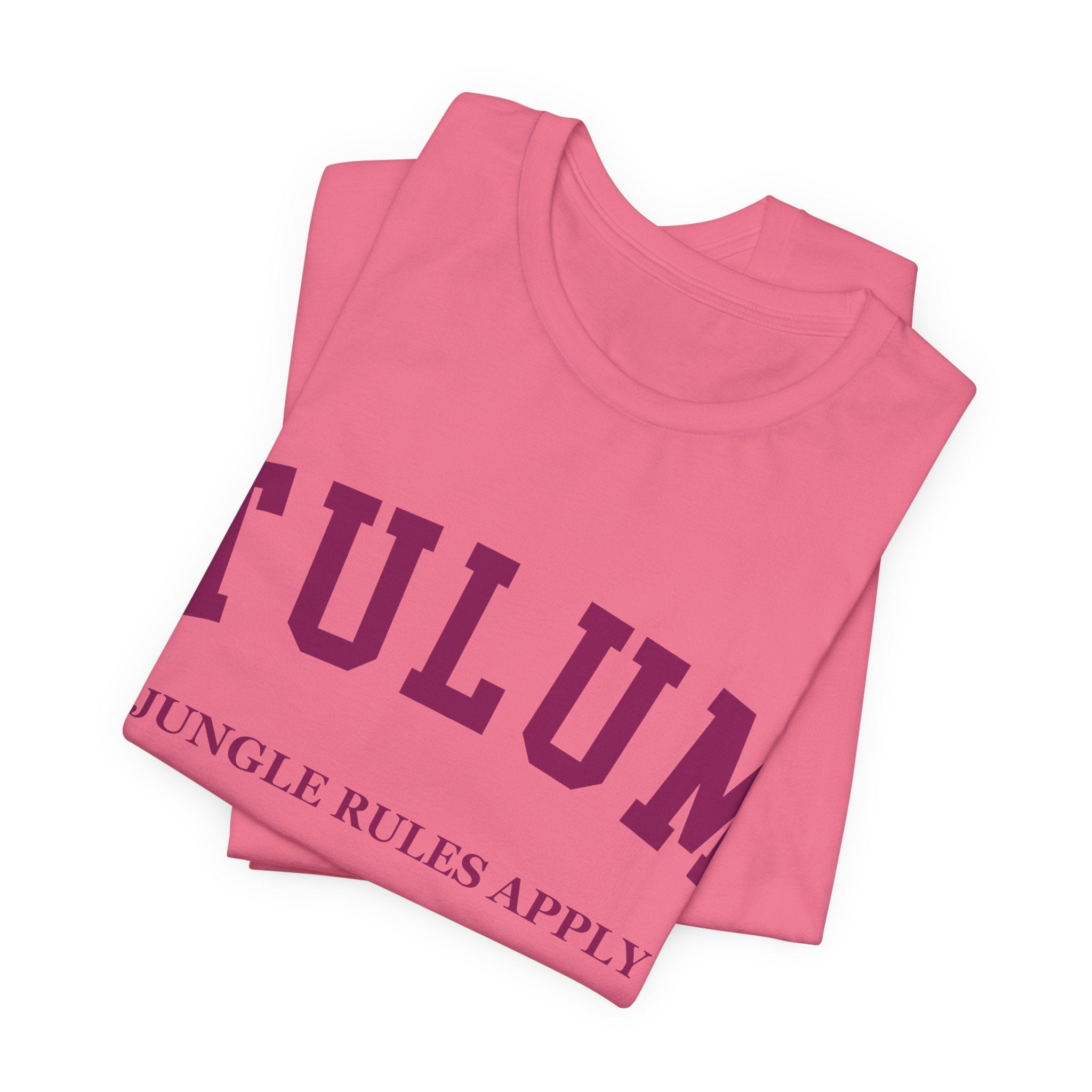 Tulum Collegiate — 100% Cotton Premium Unisex T-Shirt | BY CHARLES