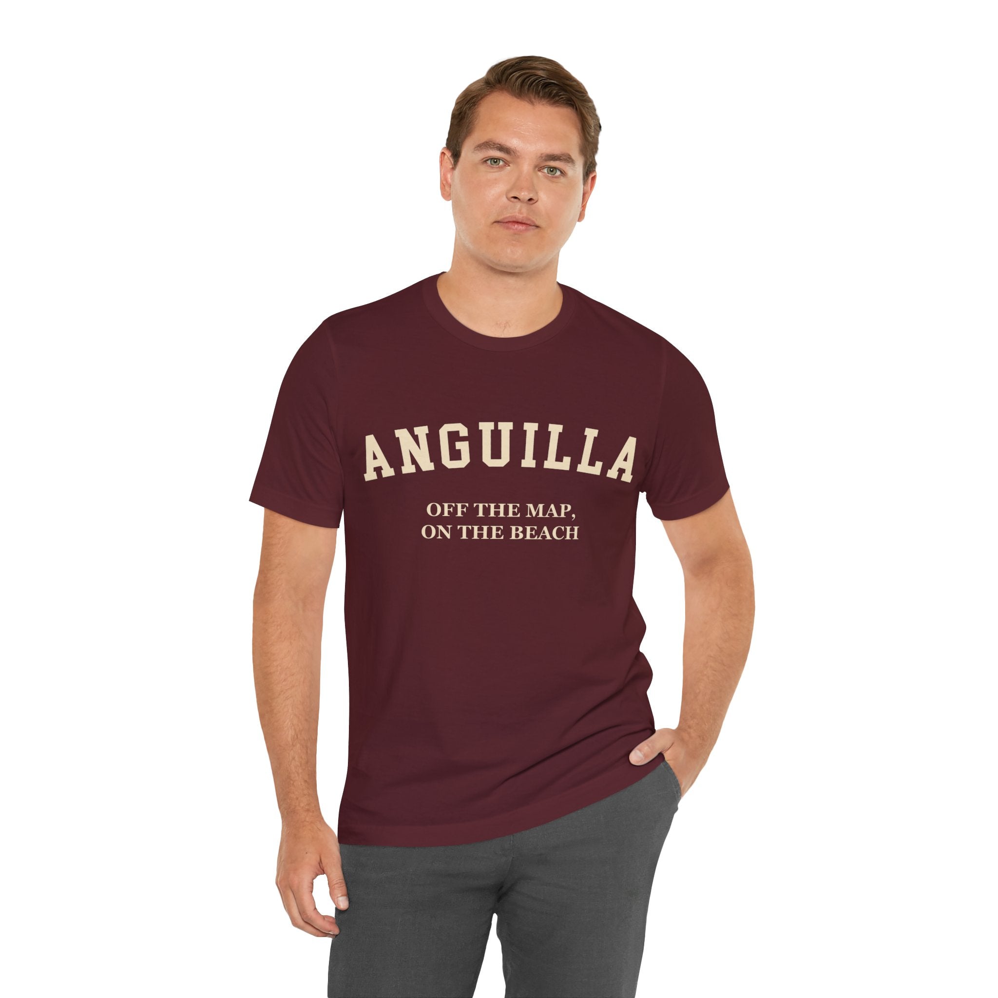 Anguilla Collegiate — 100% Cotton Premium Unisex T-Shirt | BY CHARLES
