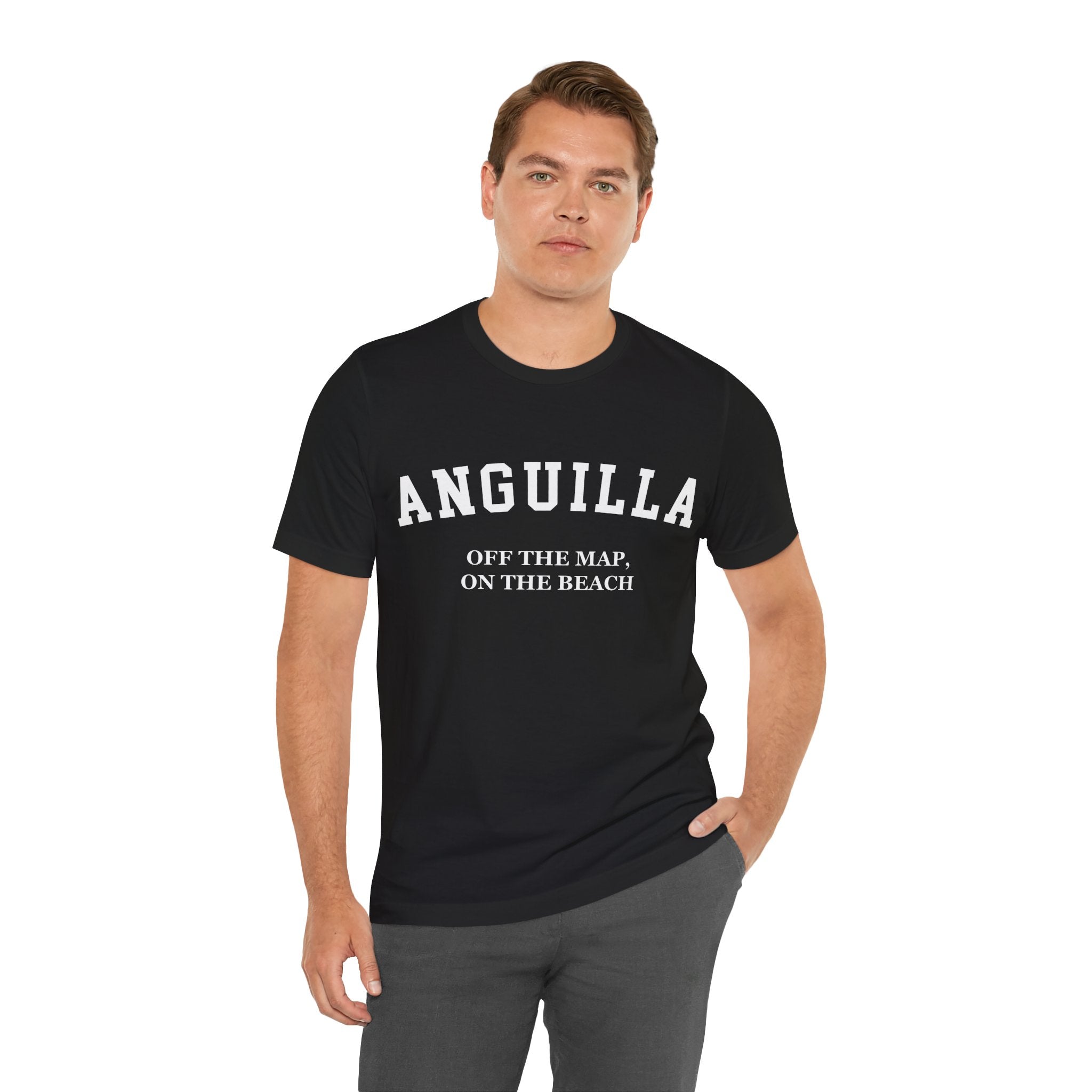 Anguilla Collegiate — 100% Cotton Premium Unisex T-Shirt | BY CHARLES